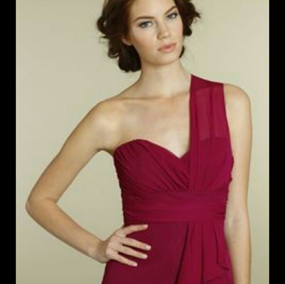 JLM Couture Azalea/Jim Hjelm chiffon dress NWT